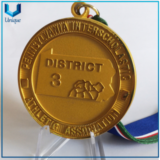 Association Competition Medal, 24K Matte gold Plating Medal, Customize Design Souvenir Medal, Award Medal Coin