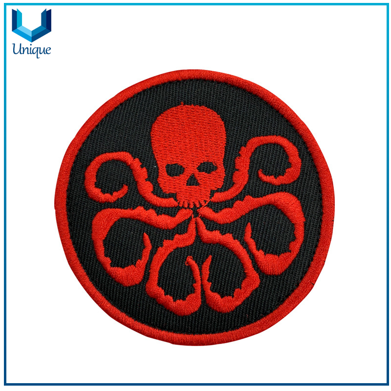 Embroidery on Twill Nylon, Customize Iron On Embroidery Patch, Stick on Military Police Embroidery Badge 