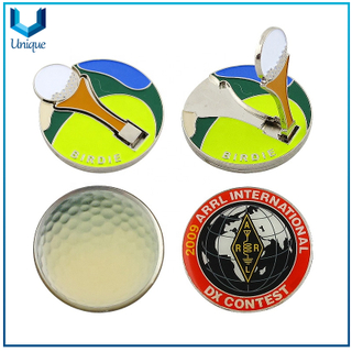 Custom Metal Magnetic Golf Ball Marker,Golf Divot Tool Ballmarker, Hatclip Ballmarker