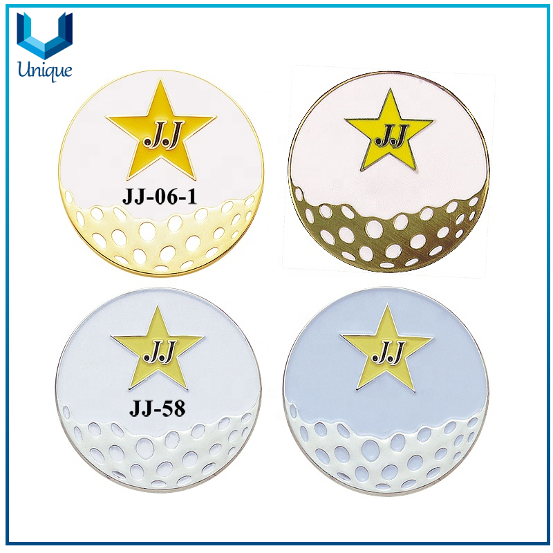 Customize Metal Crafts Factory, Golf Accesories Gifts, Hard Enamel Magnet Golf Ballmarker for Cap Cliip, Divot Tool