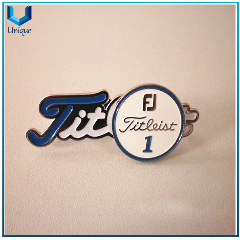 Customize Golf Ballmarker per your Design, Printing Ballmarker with Epoxy with Golf Hatclip in Set for Promotiional Gifts