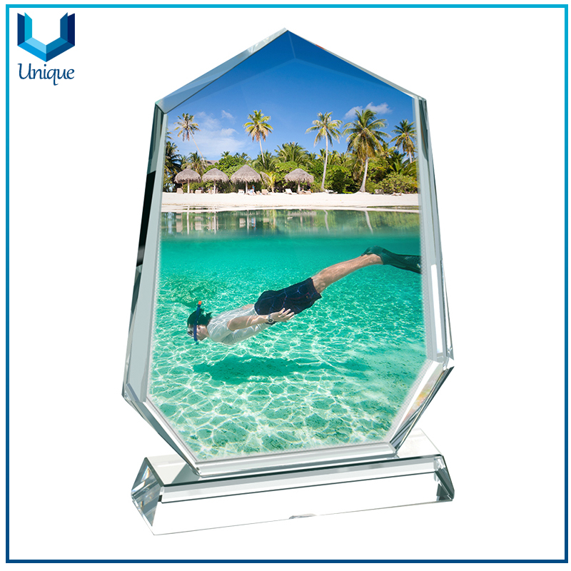 Cheap Free Sample Photo Frame,Stand Glass Picture Frame for Home Decoration Sets, Photo Printing Crystal Sublimation Wedding Promotional Gifts