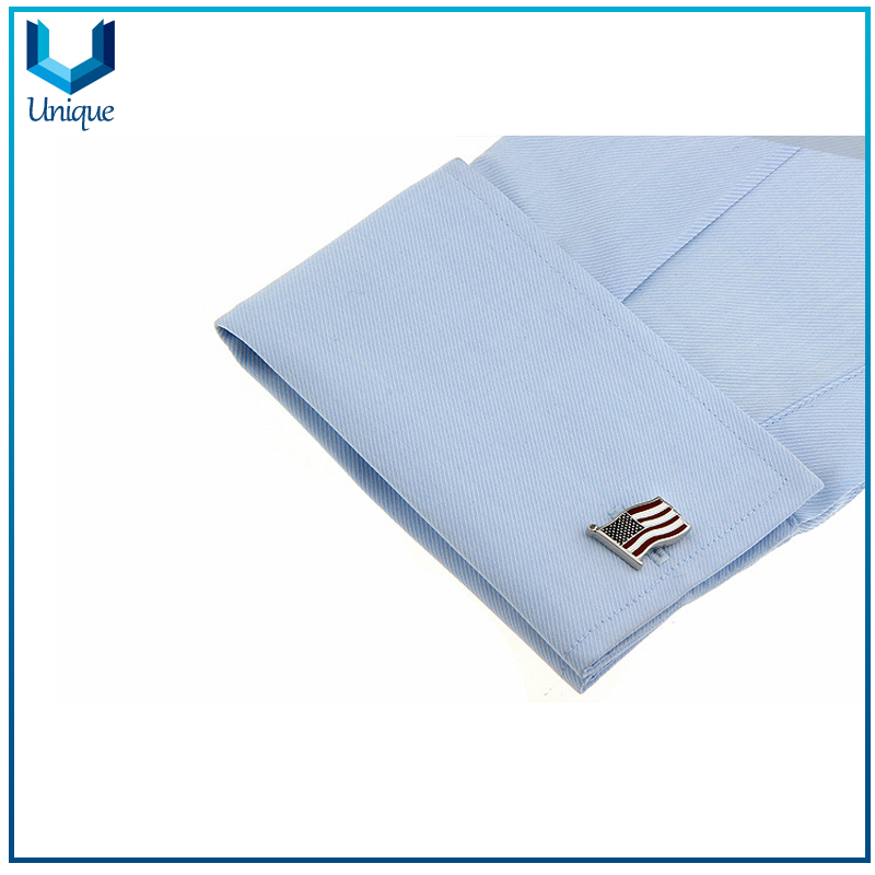 Wholesale Customize National Flag Cufflink, Football Club Cufflink, Sport Cufflink, Soft Enamel Tie Pin Cufflink for Gifts