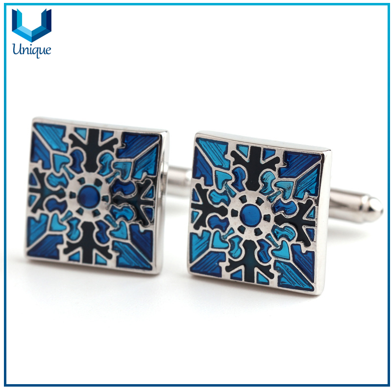 Fashion Cufflink, High quality Die Struck Brass Cufflink, Jewerly Wedding Cufflink in Soft Enamel for Promotional Gifts
