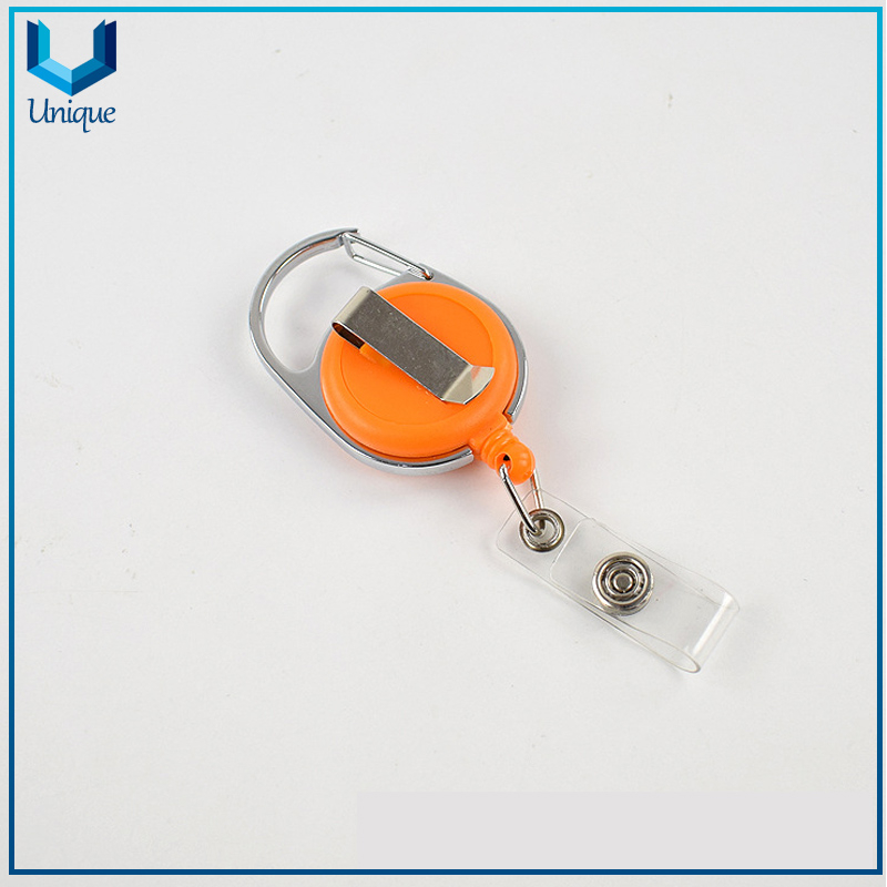 Badge Reel with Keyring, Customize Logo Badge Reel Keychain for Best Sell Promotional Gifts