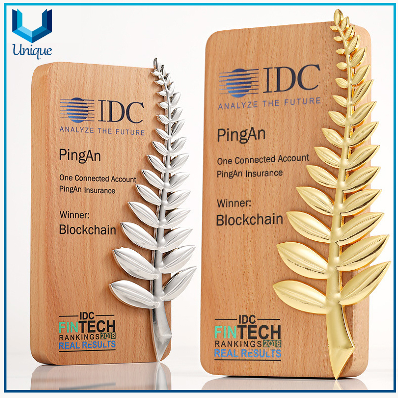 Customize Metal Trophy in Crown Style, Engraving logo at base, Gold Award Trophy Cup for Promotional Gifts