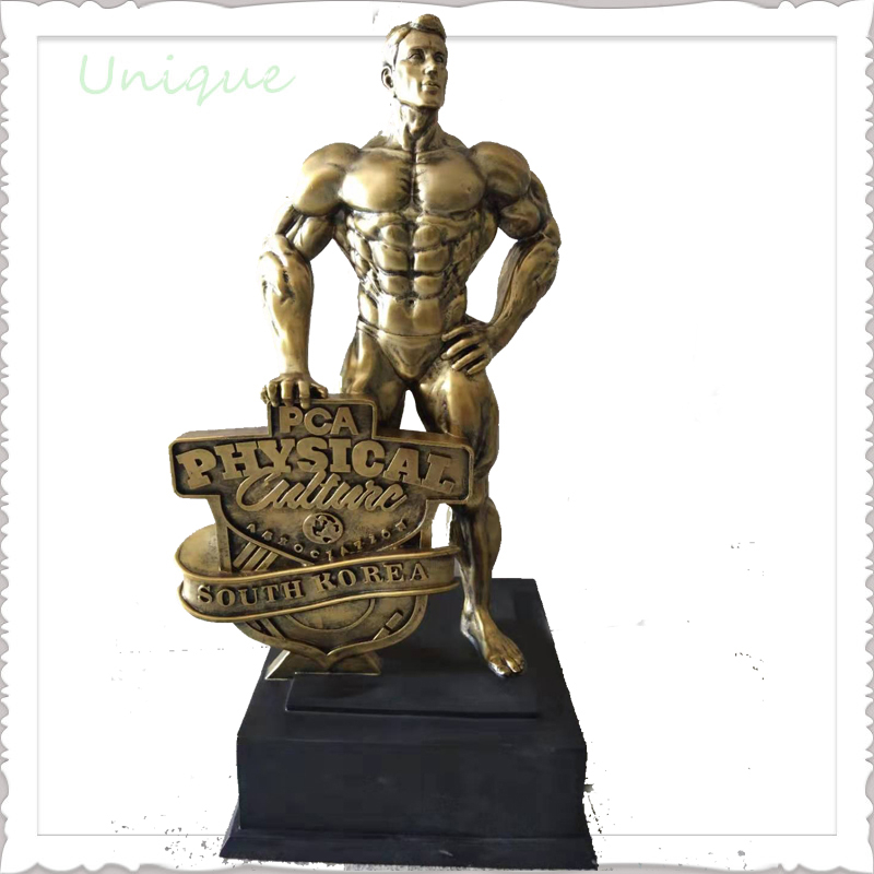 120cm Resin Trophy, Korea Gym Satue, Korea Body fitness Award Trophy, China Trophy Manufacturer