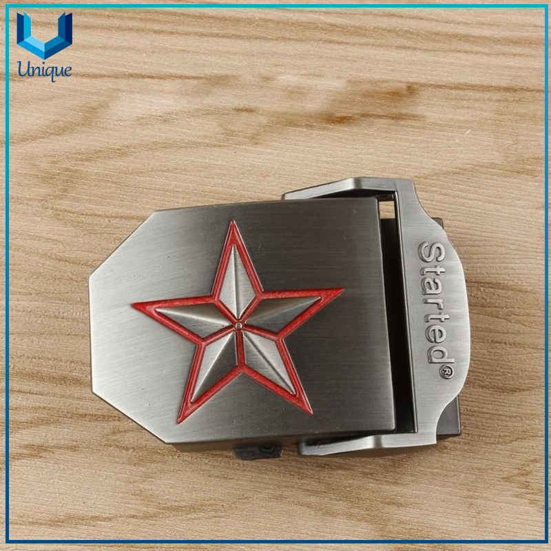 Customize Design Metal Buckle, Fashion Accessories Car Brand /Company Logo /School Logo Metal Belt Buckle for Promotional Gifts 
