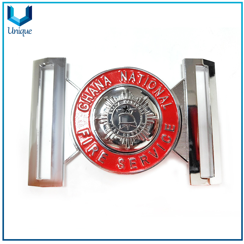 Customize Design Metal Buckle, Firefighter Metal Buckle for Souvenir Promotion Gifts, 3D Antique Plating Heavy Duty Belt Buckle