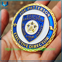 High-quality Custom-designed 3D Metal Gold Plating Commemorative Coins Navy Army Police Commemorative Coins