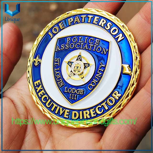 High-quality Custom-designed 3D Metal Gold Plating Commemorative Coins Navy Army Police Commemorative Coins