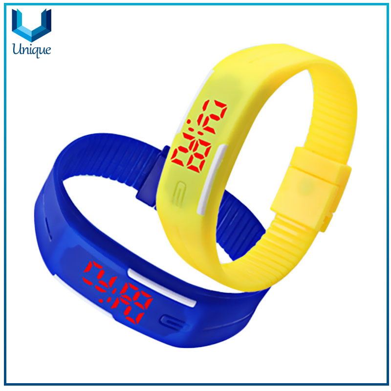 Fashion Sport LED Watches Candy Color Silicone Rubber Touch Screen Digital Watches, Waterproof Bracelet