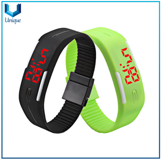 Fashion Sport LED Watches Candy Color Silicone Rubber Touch Screen Digital Watches, Waterproof Bracelet