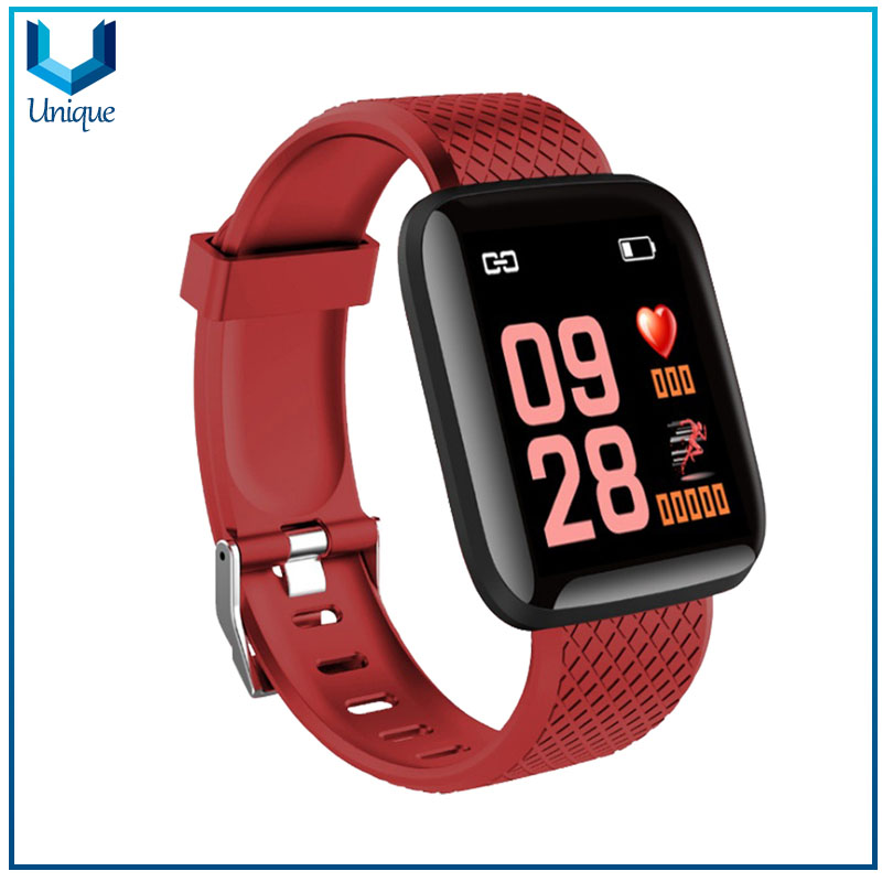 002-03High-end usb rechargeable wristband touch screen led watch beautiful ladies fashion smart bracelet band health watches b6