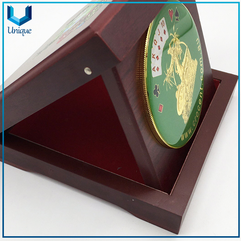 Factory price OEM brand wood box packaging Custom Coin Box with Coin storage box