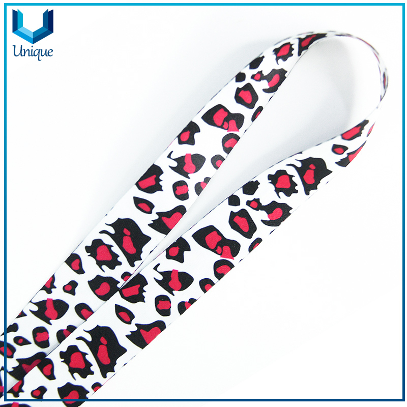 Polyester Custom Keychain Lanyard badge holder with Logo Printing Promotional Lanyard