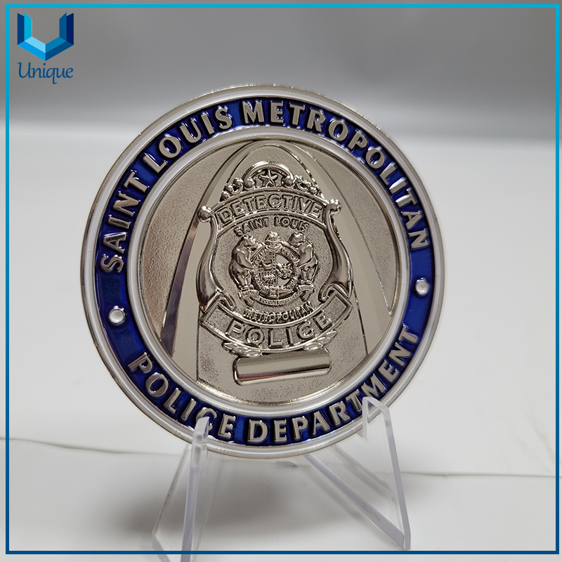 Challenge Coin Supplier Rocket Gold Medal Round Gold Mirror Coin