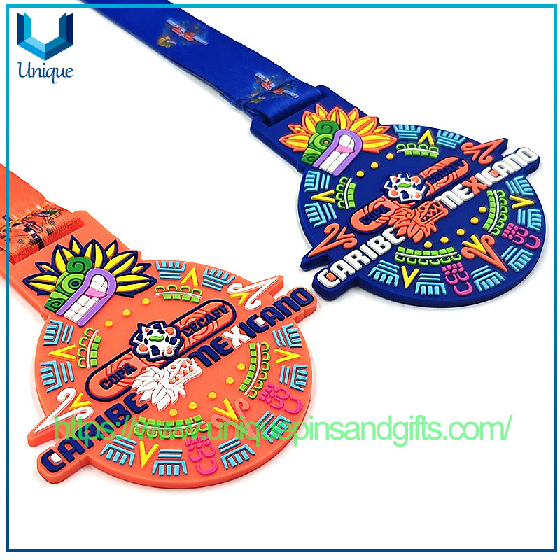 Customized Personalized Soft PVC Rubber Award Medal (13)
