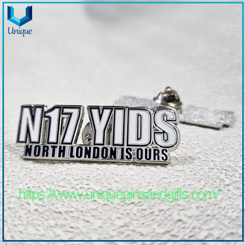 Tottenham Hotspur Spurs Fan Enamel Pin Set N17 Yids Series Custom Metal Lapel Badge Football Club Souvenir Brooch
