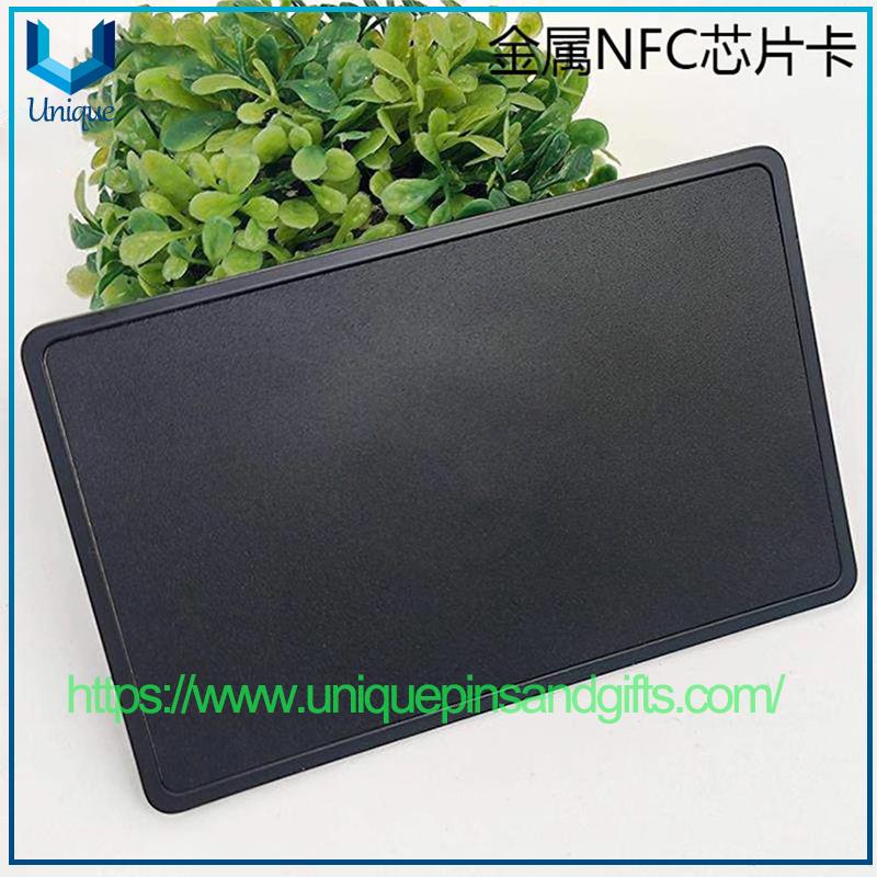 Custom Metal NFC Smart Business Cards with Printed WeChat QR Codes, Facebook Codes, Electronic Business Cards, Premium Social Networking Cards, Laser-engraved Logos
