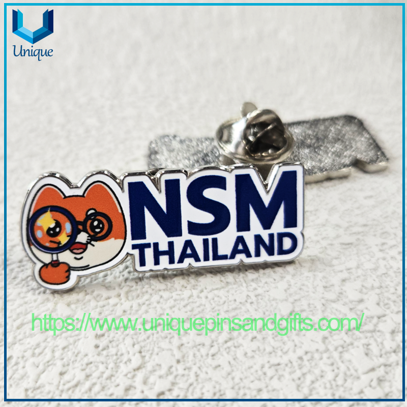 Custom Enamel Lapel Pins Thailand Order | Company Logo Metal Badge Customized Corporate Souvenir Brooches