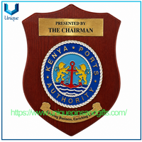 Military Award Honor Medal, Metal Plaque with Wooden Box,Shield Plaque